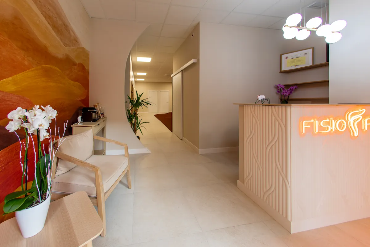 Recepción de la clínica de fisioterapia en Palma FisioFénix